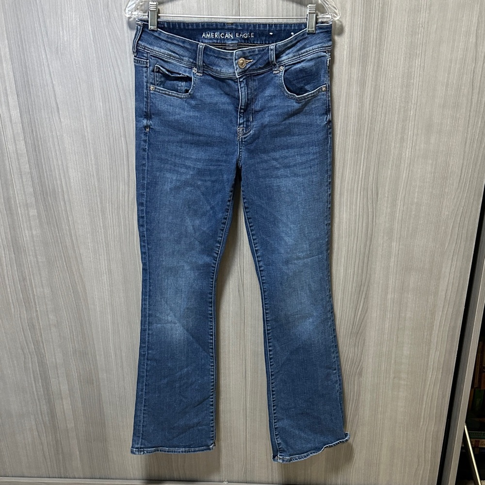 American Eagle Outfitters Women's Classic Blue Boot Cut Jeans